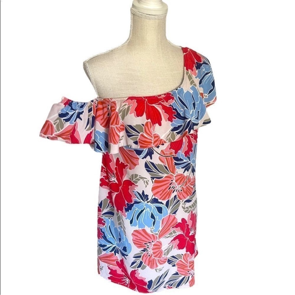 Astr The Label Marisol Floral Ruffle One Shoulder Dress - Picture 7 of 11